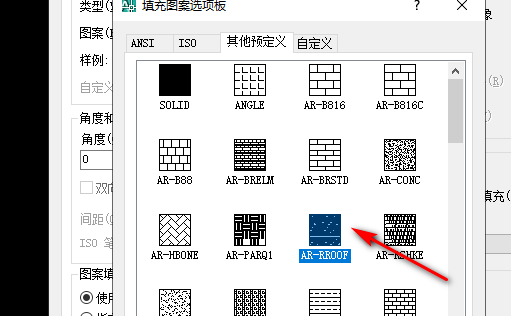 cad玻璃填充是哪个第4步