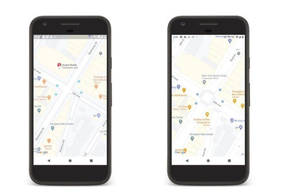 Google Maps设计已更新，并进行了更新