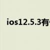 ios12.5.3有什么功能（ios12.5.3怎么样）