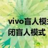 vivo盲人模式怎么解锁密码（vivoS9怎么关闭盲人模式）