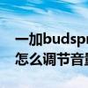 一加budspro怎么调节音量（一加budsPro怎么调节音量）