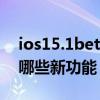 ios15.1beta5什么时候出（iOS15Beta5有哪些新功能）