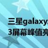 三星galaxyzfold2参数（三星GalaxyZFold3屏幕峰值亮度多少）