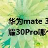 华为mate 30 pro对比iqoo7（iQOO7和荣耀30Pro哪个好）