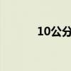 10公分是什么意思 十公分距离