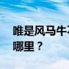 唯是风马牛不相及也 “风马牛不相及”出自哪里？