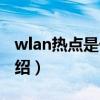 wlan热点是什么（关于wlan热点是什么的介绍）