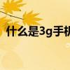 什么是3g手机（关于什么是3g手机的介绍）