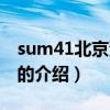 sum41北京演唱会（关于sum41北京演唱会的介绍）