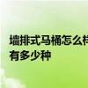 墙排式马桶怎么样预留排水口 墙排式马桶排水口离地面尺寸有多少种 