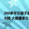 300多平方房子装修大概要多少钱 长春300平米厂房装修多少钱 大概要多久装修时间 