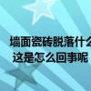 墙面瓷砖脱落什么原因 新房装修后瓷砖脱落、漆面开始脱落 这是怎么回事呢 