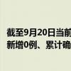 截至9月20日当前山东济宁最新疫情消息今天实时数据通报：新增0例、累计确诊285例