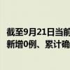 截至9月21日当前陕西咸阳最新疫情消息今天实时数据通报：新增0例、累计确诊36例