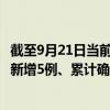 截至9月21日当前云南丽江最新疫情消息今天实时数据通报：新增5例、累计确诊14例