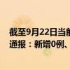 截至9月22日当前西藏阿里地区最新疫情消息今天实时数据通报：新增0例、累计确诊17例