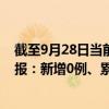 截至9月28日当前北京丰台区最新疫情消息今天实时数据通报：新增0例、累计确诊736例