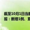 截至10月1日当前重庆巴南区最新疫情消息今天实时数据通报：新增1例、累计确诊25例