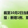 截至10月2日当前北京丰台区最新疫情消息今天实时数据通报：新增1例、累计确诊738例