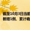 截至10月3日当前湖南郴州最新疫情消息今天实时数据通报：新增1例、累计确诊41例