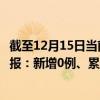 截至12月15日当前新疆伊犁州最新疫情消息今天实时数据通报：新增0例、累计确诊188例