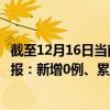 截至12月16日当前北京西城区最新疫情消息今天实时数据通报：新增0例、累计确诊878例