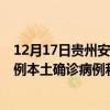 12月17日贵州安顺最新疫情消息今天实时数据通报：新增0例本土确诊病例和0例无症状感染者