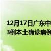 12月17日广东中山最新疫情消息今天实时数据通报：新增33例本土确诊病例和0例无症状感染者