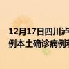 12月17日四川泸州最新疫情消息今天实时数据通报：新增0例本土确诊病例和0例无症状感染者