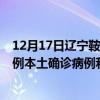 12月17日辽宁鞍山最新疫情消息今天实时数据通报：新增0例本土确诊病例和0例无症状感染者