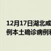 12月17日湖北咸宁最新疫情消息今天实时数据通报：新增0例本土确诊病例和0例无症状感染者