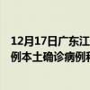 12月17日广东江门最新疫情消息今天实时数据通报：新增8例本土确诊病例和0例无症状感染者