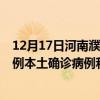 12月17日河南濮阳最新疫情消息今天实时数据通报：新增0例本土确诊病例和0例无症状感染者