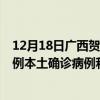 12月18日广西贺州最新疫情消息今天实时数据通报：新增0例本土确诊病例和0例无症状感染者