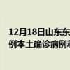 12月18日山东东营最新疫情消息今天实时数据通报：新增0例本土确诊病例和0例无症状感染者