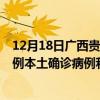 12月18日广西贵港最新疫情消息今天实时数据通报：新增0例本土确诊病例和0例无症状感染者