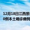 12月18日江西景德镇最新疫情消息今天实时数据通报：新增0例本土确诊病例和0例无症状感染者