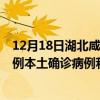 12月18日湖北咸宁最新疫情消息今天实时数据通报：新增0例本土确诊病例和0例无症状感染者