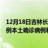 12月18日吉林长春最新疫情消息今天实时数据通报：新增0例本土确诊病例和0例无症状感染者