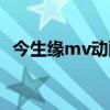 今生缘mv动画版故事（今生缘mv动画版）