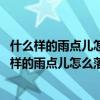 什么样的雨点儿怎么落下来 从什么样的天空下落下来（什么样的雨点儿怎么落下来）