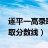 遂平一高录取分数线2021中考（遂平一高录取分数线）