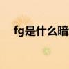 fg是什么暗示（网上说是fg是什么意思）