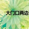 大门口两边最旺宅的植物盆栽（大门口）