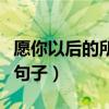 愿你以后的所有句子怎么说（愿你以后的所有句子）