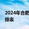 2024年合肥高新区义务教育招生入学时间安排表