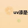 uv漆是什么工艺（uv漆是什么）