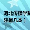 河北传媒学院是几本公办民办的（河北传媒学院是几本）