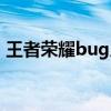 王者荣耀bug反馈找谁（王者荣耀bug反馈）