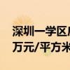 深圳一学区房三年前14万元/平方米，现在4万元/平方米